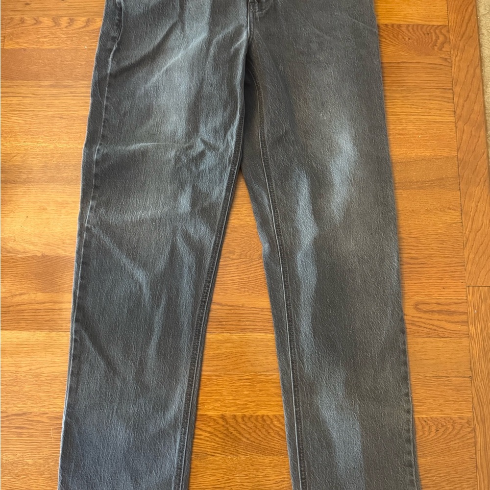 Old Navy Men's Dark Gray Straight Jeans